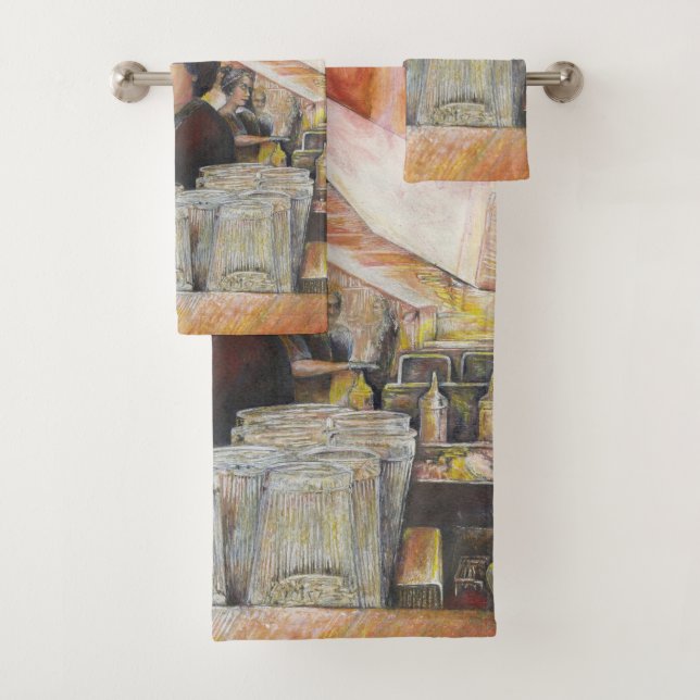 Luminous Equivalent of Passionate Emotions Bath Towel Set (Insitu)