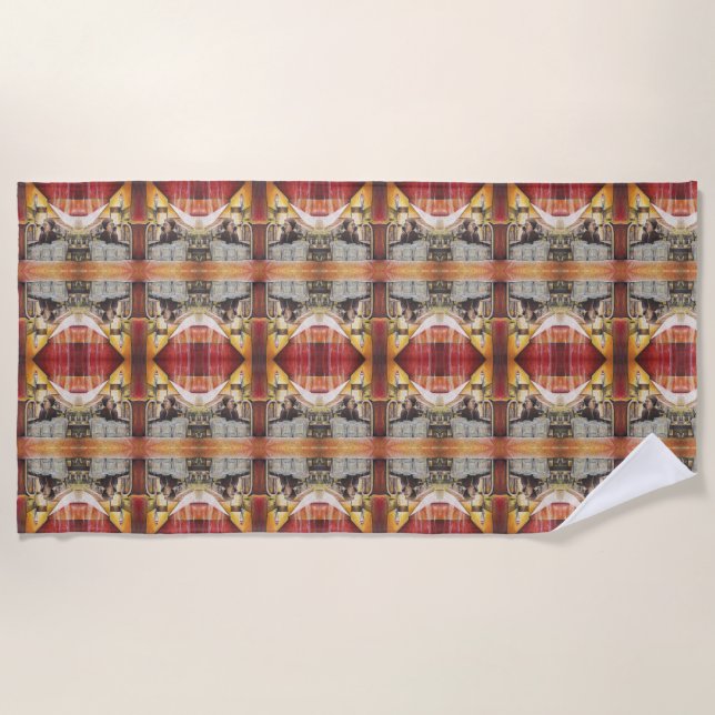 Luminous Equivalent of Passionate Emotions Beach Towel (Front)