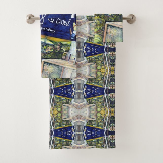 Luminous Equivalent of Pessionate Emotion Bath Towel Set (Insitu)