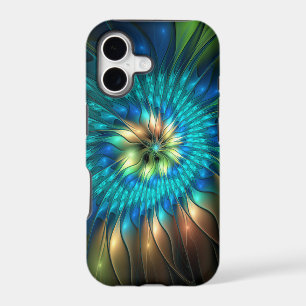 Luminous Fantasy Flower, Colourful Abstract Fracta