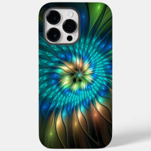 Luminous Fantasy Flower, Colourful Abstract Fracta Case-Mate iPhone 14 Pro Max Case
