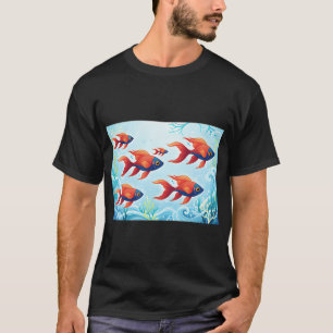 Luminous fish in the ocean T-Shirt