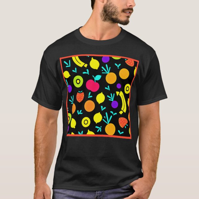 Luminous Fruit Fiesta T-Shirt (Front)