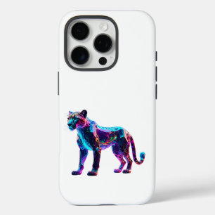 Luminous Glass Cheetah– Unique Luxury Home iPhone 16 Pro Case