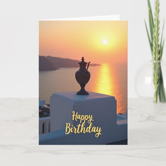 Luminous Glow Birthday Card (Front)