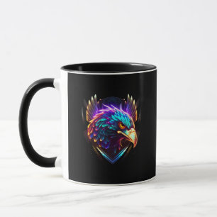 Luminous Glowing Eagle Artistic Mug