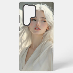 Luminous Guardian – Angel of Silver Dawn Samsung Galaxy Case