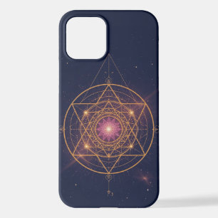 Luminous Mandala of Golden Harmony iPhone 12 Case