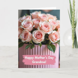 Luminous Mothers Day Blooms Card