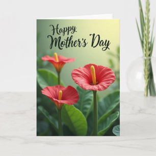 Luminous Mothers Day Floral Card