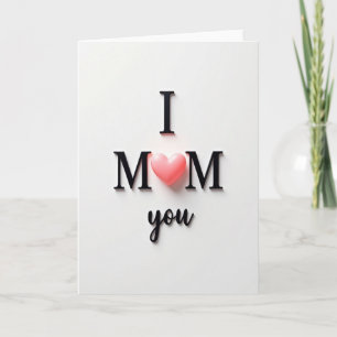 Luminous Mothers Day Keepsake Card