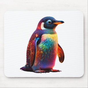 Luminous Penguin Charm Mouse Mat