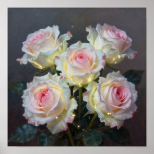 Luminous Petals of the Enchanted Garden: A Study o Poster