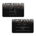 Luminous Platinum Silver Glitter Elegant Beauty