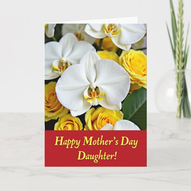 Luminous Roses Mothers Day Card (Front)