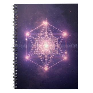 Luminous Sacred Geometry Cosmic Light Notebook
