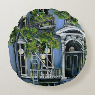 Luminous Shere from Within, New York City Round Cushion