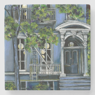 Luminous Sphere from Within, New York City Stone Coaster