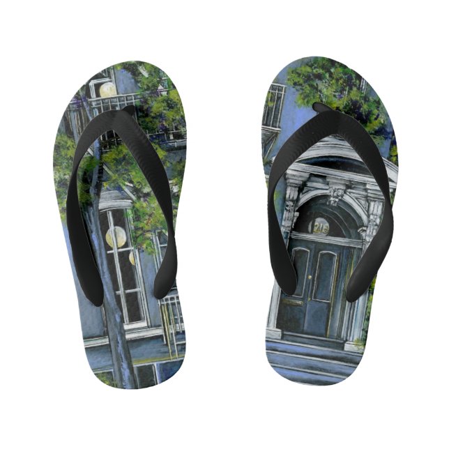 Luminous Spheres from Within Kid's Flip Flops (Footbed)