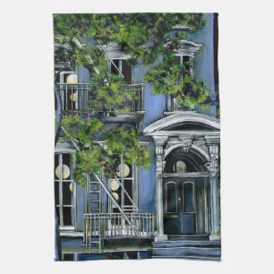 Luminous Spheres from Within Tea Towel