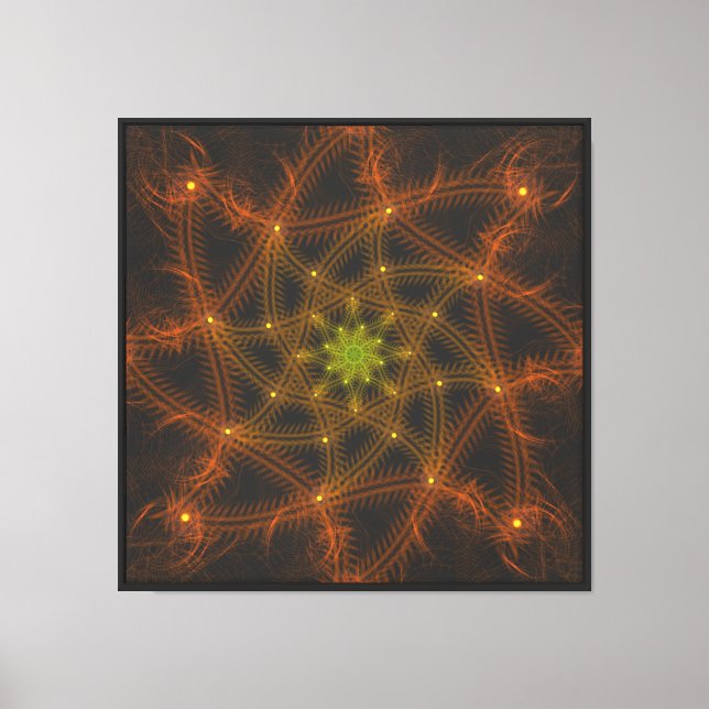 Luminous Star Core Canvas Print (Front)