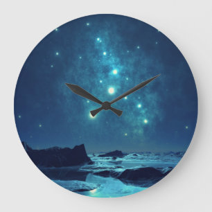 Luminous Stars Large Clock