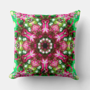 Luminous Stellar Kaleid Cushion