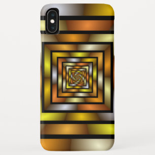 Luminous Tunnel Colourful Graphic Fractal Pattern iPhone XS Max Case