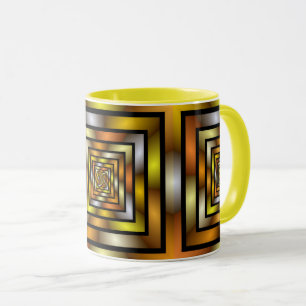 Luminous Tunnel Colourful Trippy Fractal Graphic Mug