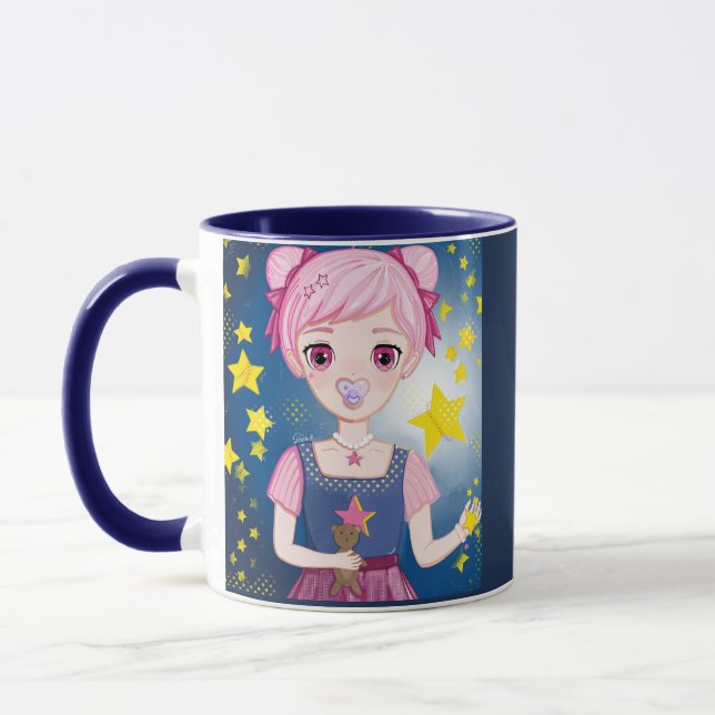 Lumi's world anime art mug (Left)