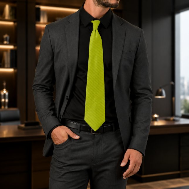 Lumivern Lime Green Micro Pattern Tie (Creator Uploaded)