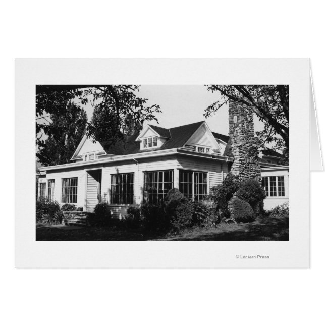 Lummi Island, WA - View Loganita Lodge Photograp (Front Horizontal)