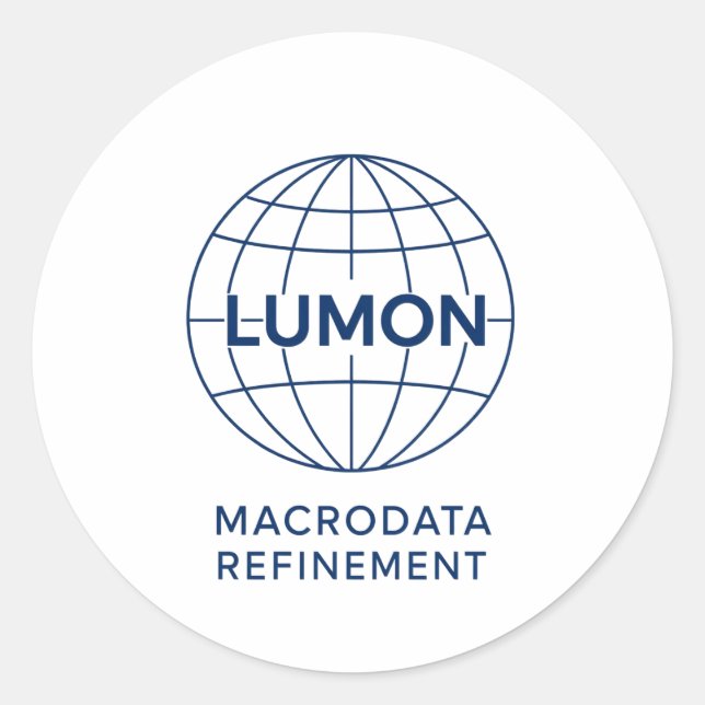 Lumon Macrodata Refinement Classic Round Sticker (Front)