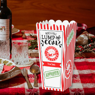 Lump of Coal Popcorn Party popcorn Favour Box