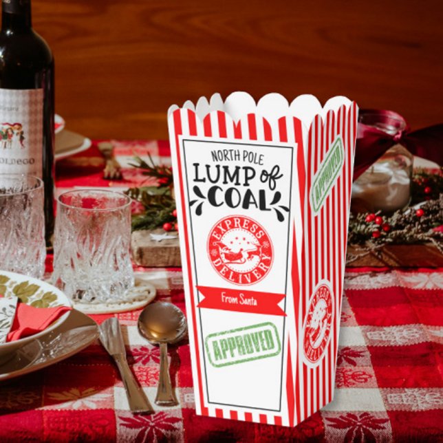 Lump of Coal Popcorn Party popcorn Favour Favour Box (Creator Uploaded)