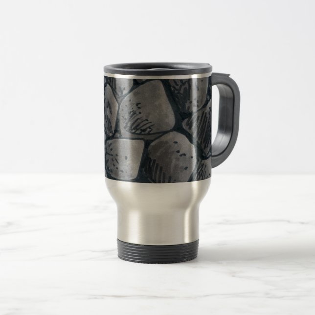 Lump Of Coal travel mug (Front Right)