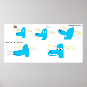 Lumpy Flour Sneeze Poster