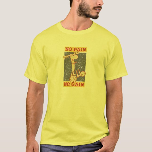 Lumpy No Pain No Gain T-Shirt (Front)