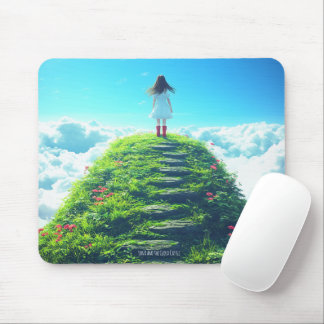 Luna and the Cloud Castle – Enchanted Mouse Pad