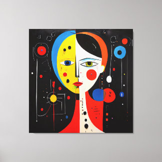 Luna - Duality of Expression Canvas Print