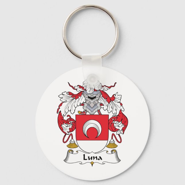 Luna Family Crest Key Ring (Front)