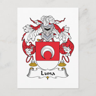 Luna Family Crest Postcard