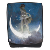 Luna Goddess at Night Scattering Stars