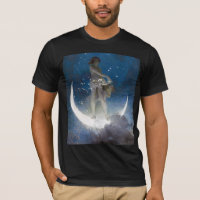 Luna Goddess at Night Scattering Stars