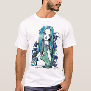 "Luna" Gothic Moon Lilly Fairy Art Kids T-shirt