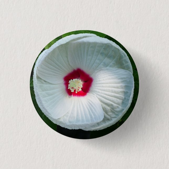 Luna Hibiscus 3 Cm Round Badge (Front)