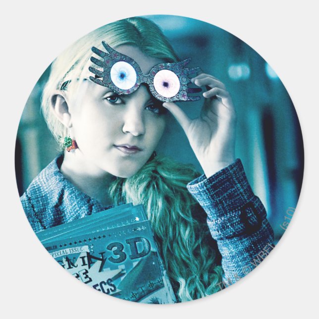 Luna Lovegood Classic Round Sticker (Front)