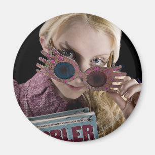 Luna Lovegood Peeks Over Glasses Magnet