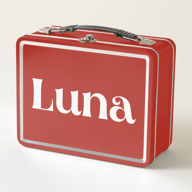 Luna Metal Lunch Box (Front)
