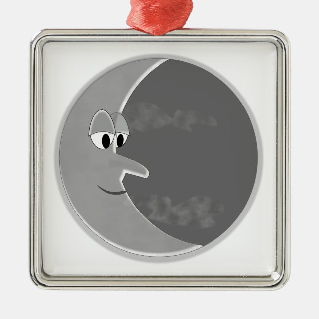 Luna Metal Tree Decoration (Front)